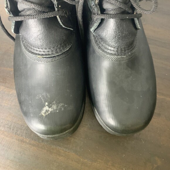 Greatland Mens Sz 12 Black Waterproof Thermolite Snow Boots - Vintage - Picture 6 of 12